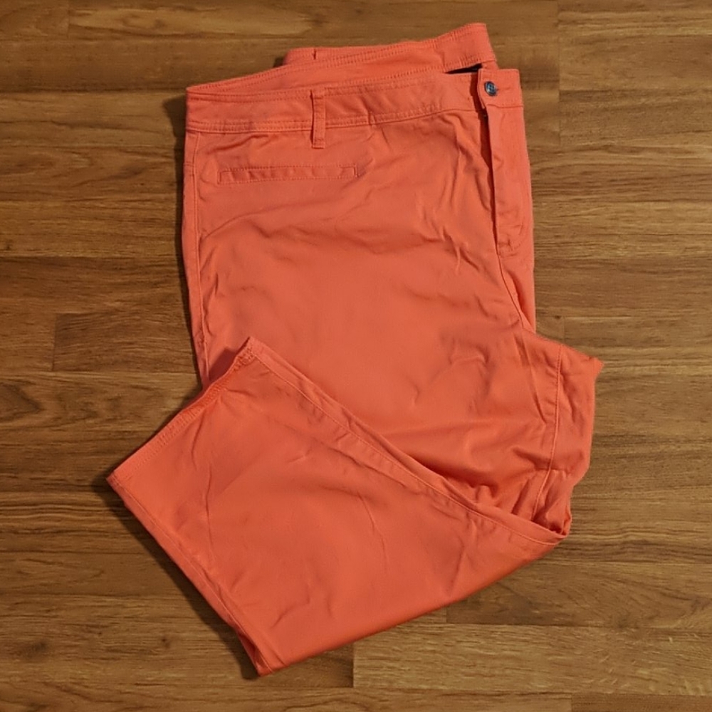 BOGO Lane Bryant Size 28 Orange Capri Pant